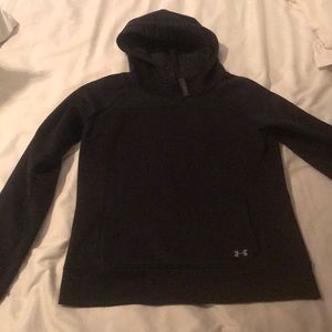 Under Armour black hoodie with pocket.